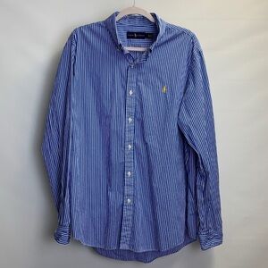 Polo Ralph Lauren Blue Button Down Shirt Men’s Size XL